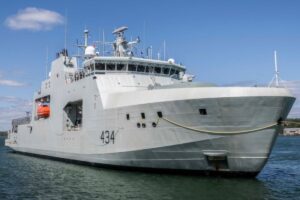 HMCS Frédérick Rolette has entered active service with the RCN. Image: Royal Canadian Navy