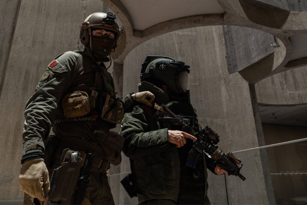 Police and diver units have been participating in Exercise Counter Sabotage for the last ten days in the Bergen area. Image: Forsvaret.