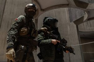 Police and diver units have been participating in Exercise Counter Sabotage for the last ten days in the Bergen area. Image: Forsvaret.