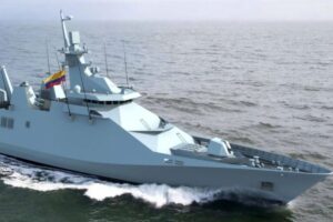 The Colombian Navy's PES frigate will be based on the design of Damen Naval's SIGMA Multi-Mission 10514 vessel.