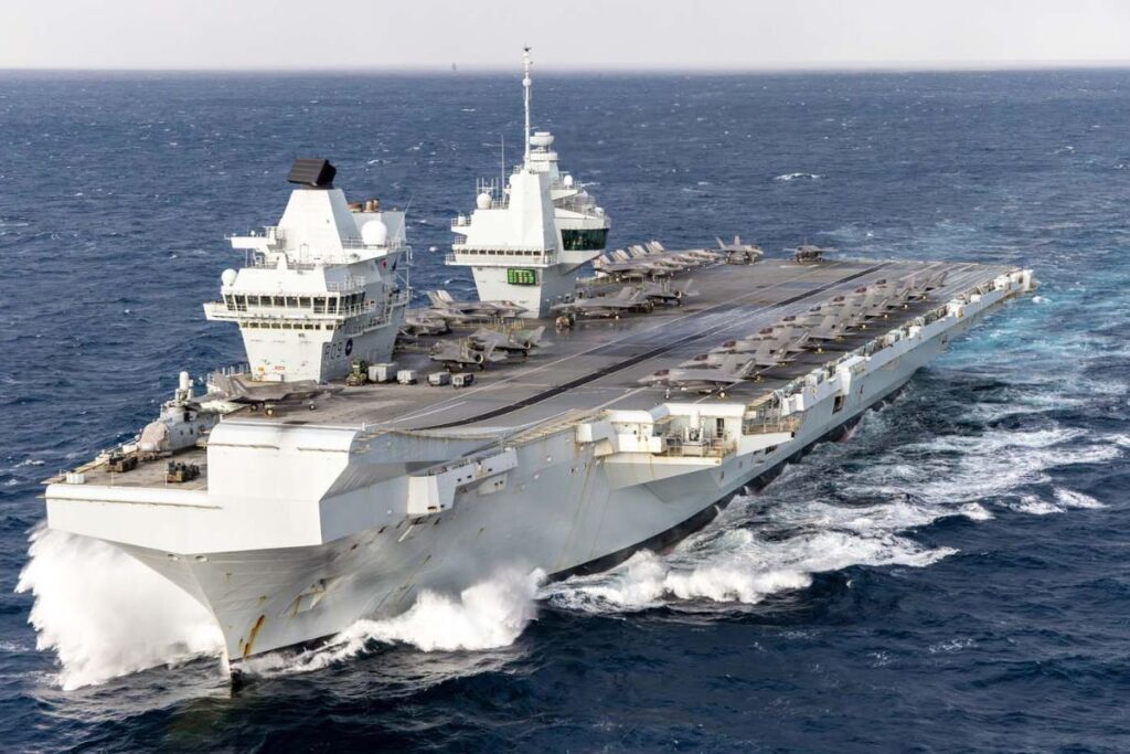 Royal Navy flagship HMS Prince Of Wales has sailed from Portsmouth ahead of her deployment into the North Atlantic and High North.