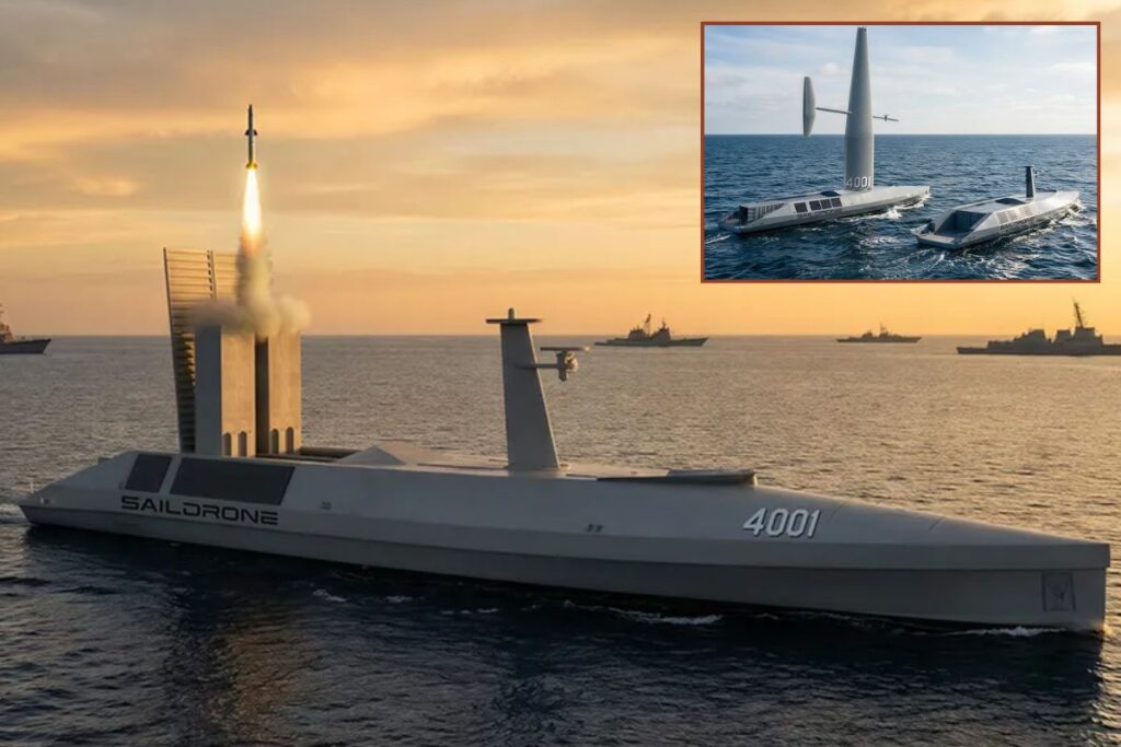 Main image, an artist’s impression of Spectre Stealth Strike; inset the two new Spectre variants pictured side by side.