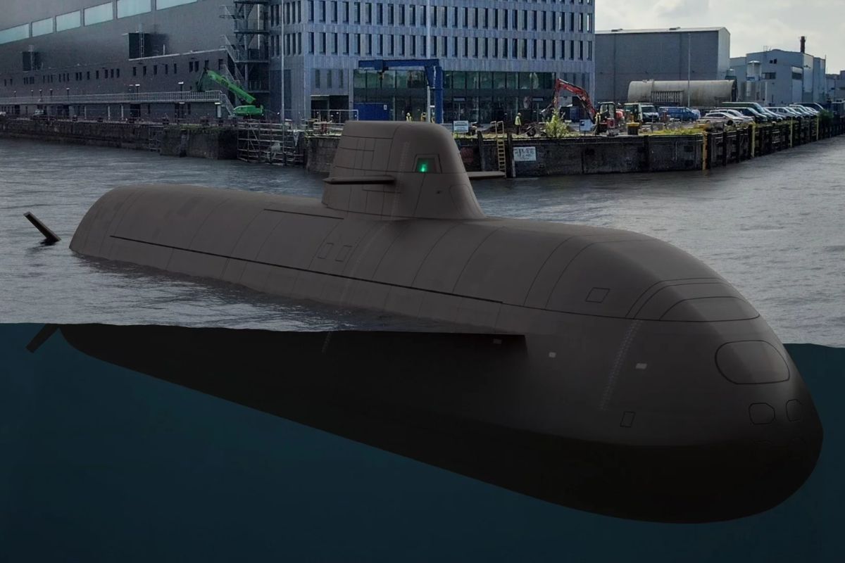 A CGI rendering of the new Type 212CD boats that will equip both the German and Norwegian navies.