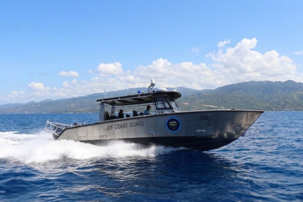 One of the high-speed interceptors already supplied to the Jamaica Defence Force (JDF) Coast Guard.