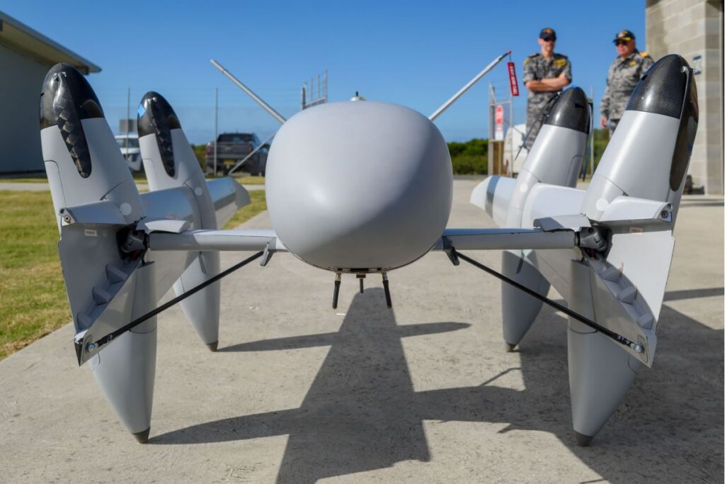 The American firm will start supplying its autonomous VTOL P4 Transwing drones to the RAN immediately.