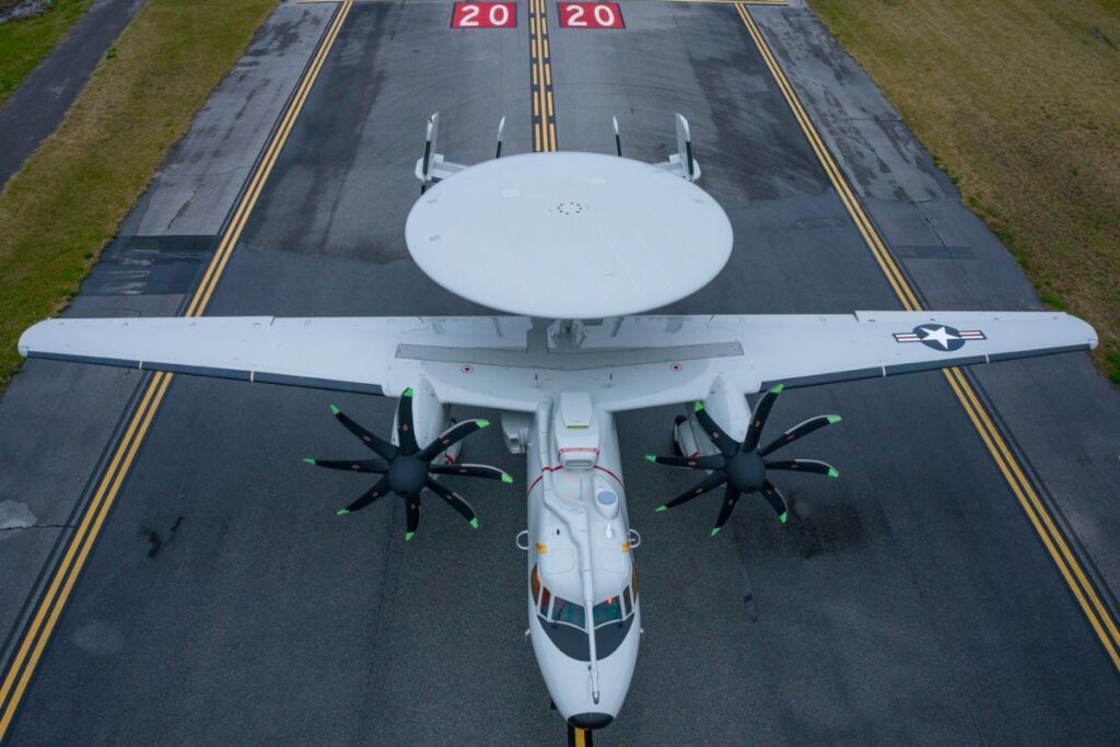 The U.S. Navy will be acquiring three new E-2D Advanced Hawkeye Block II aircraft.