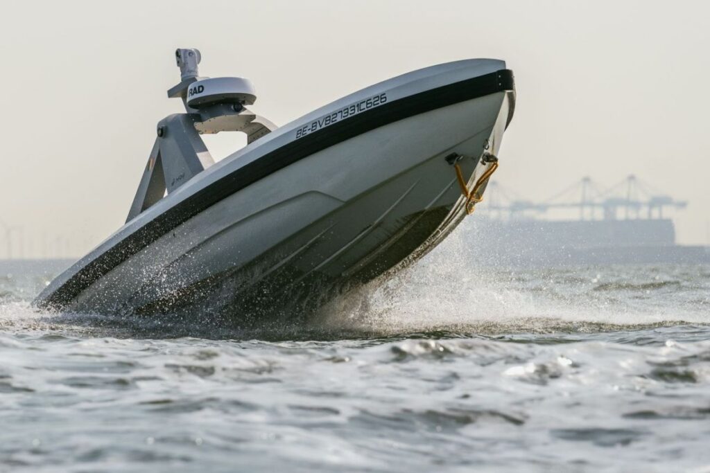 MAHI’s Alpha 8 USV in action.