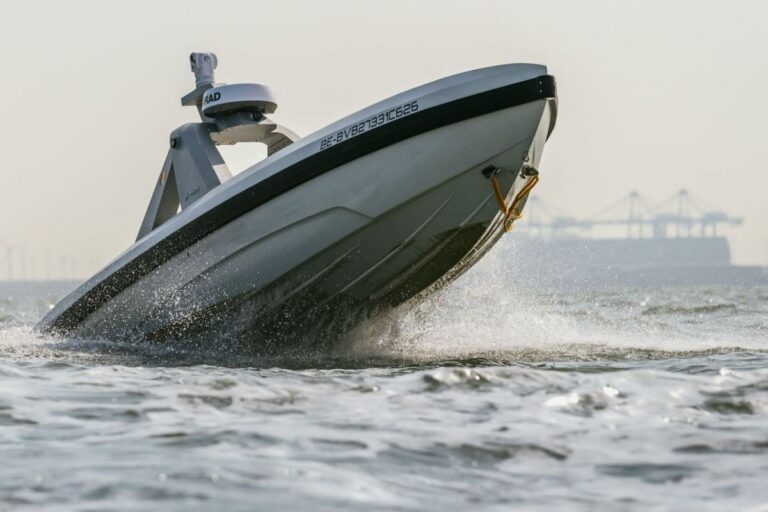MAHI’s Alpha 8 USV in action.