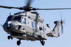 NHIndustries says its new NH90 SWR3 is the world’s first helicopter fitted with the Link 22 communication system.