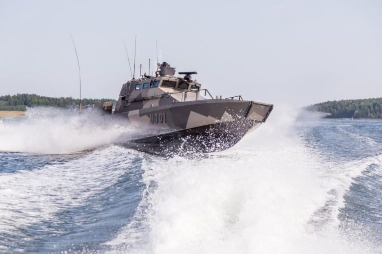 The German Navy’s Sea Battalion is acquiring 15 Watercat M18 AMC combat boats.